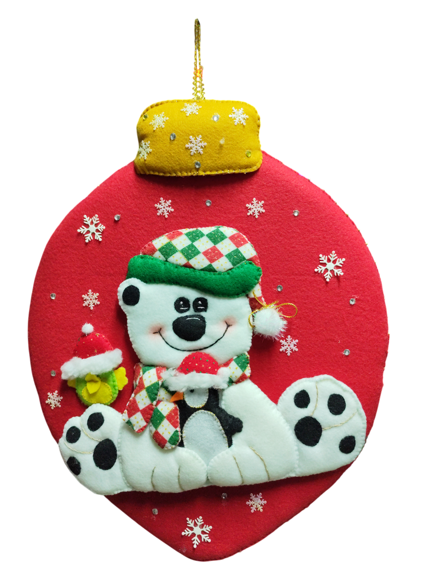 Cenefas Navideñas colgantes oso