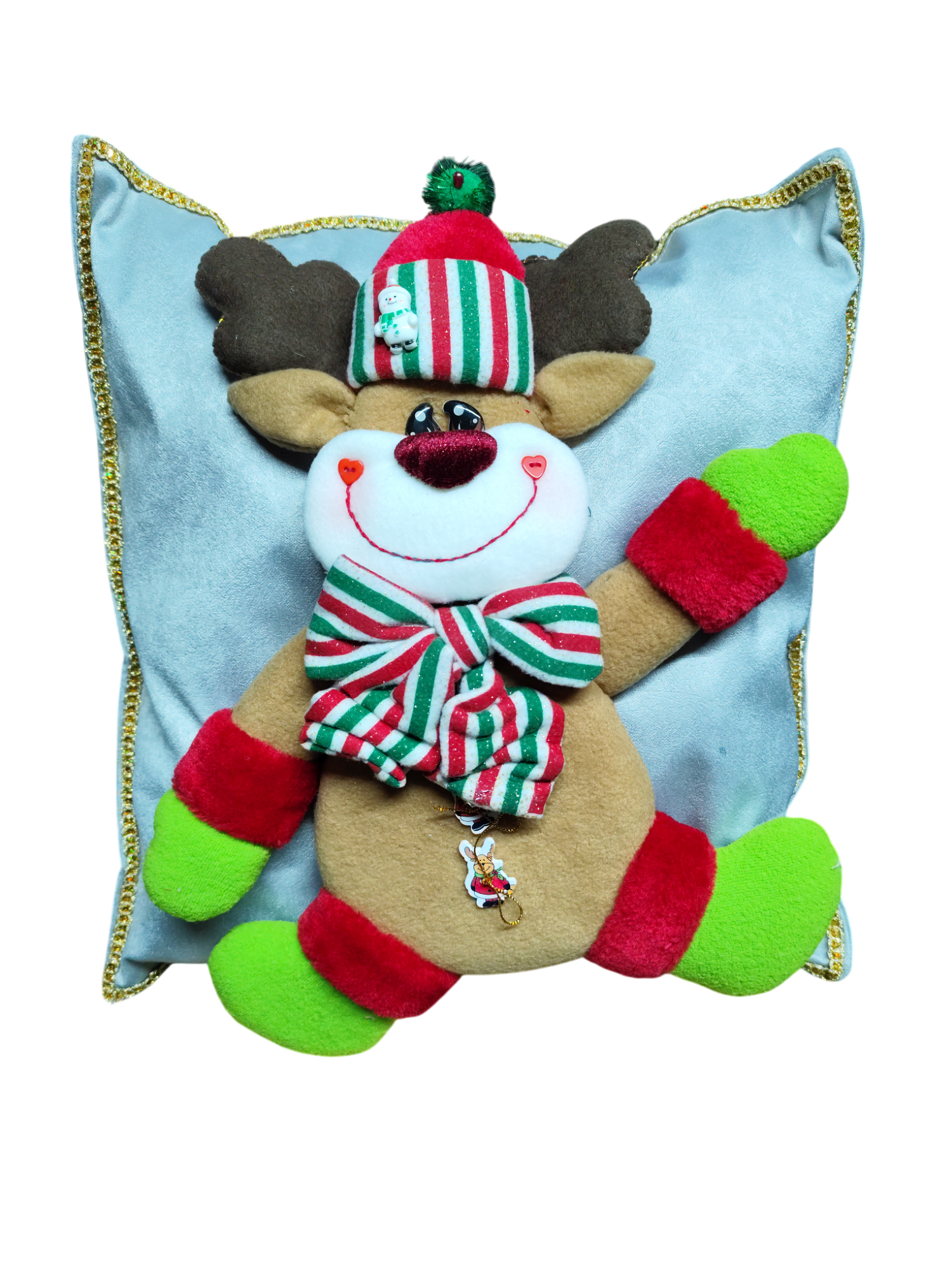 Cojin Navideño Reno